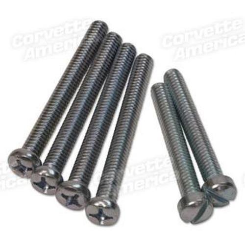 Corvette Armrest Screws. 6 Piece Set: 1958-1961