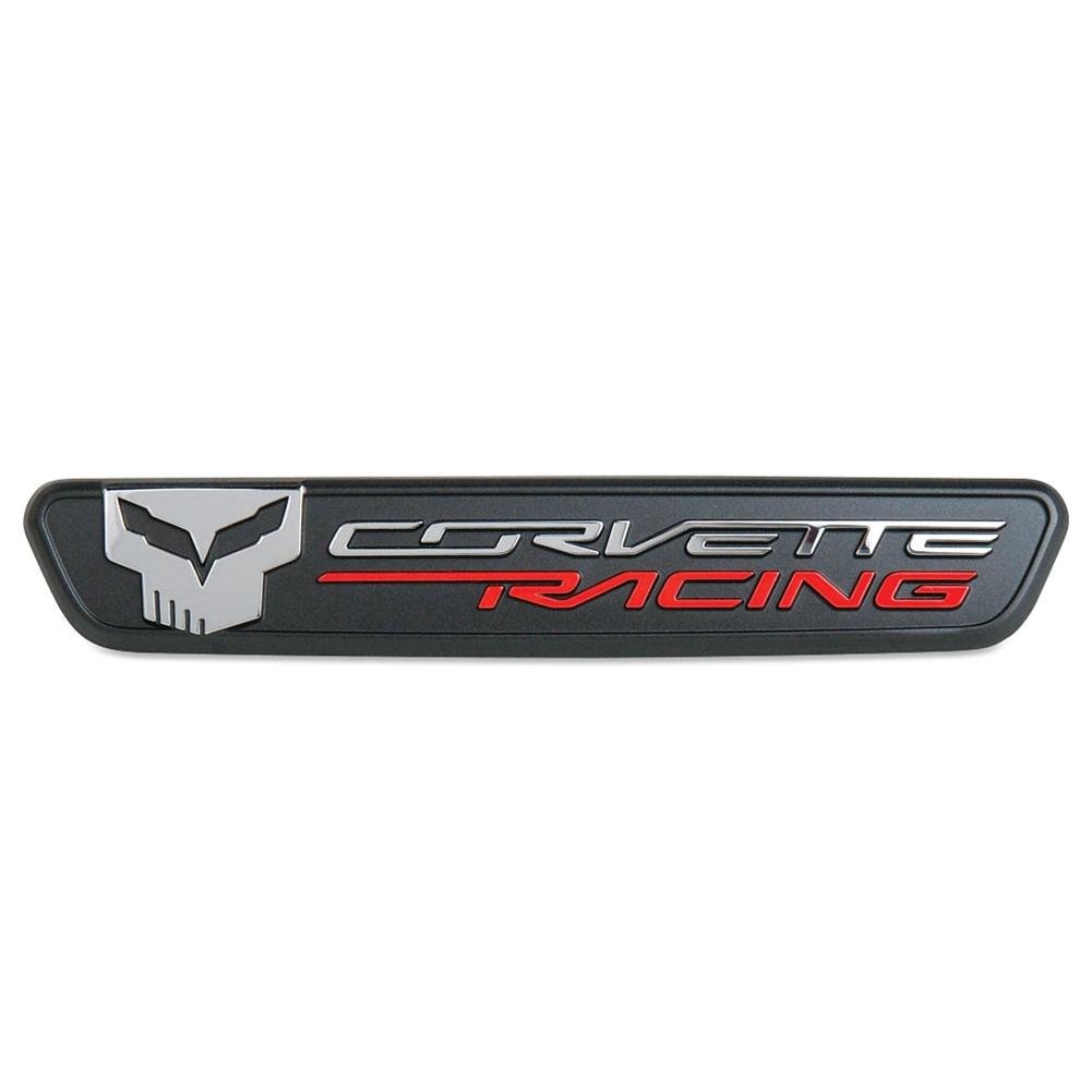 C7 Corvette Stingray Interior Dash Trim Badge - C7 Jake Logo : Black
