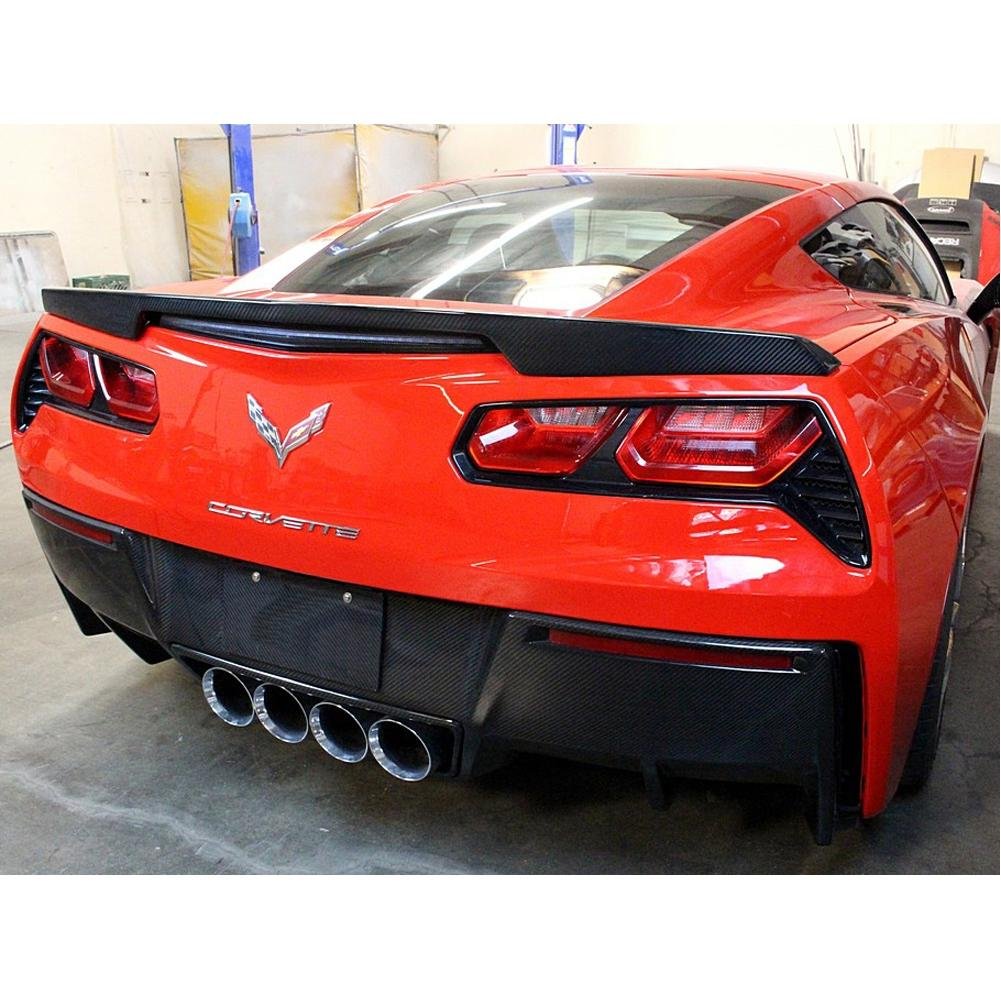 Corvette Rear Deck Spoiler Version 1 - Carbon Fiber - APR Performance : C7 Stingray