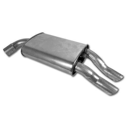 Corvette Dynomax Muffler. Stock Reproduction RH: 1985-1990