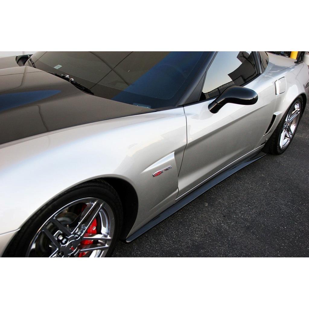 Corvette Side Skirts - Carbon Fiber : 2006-2013 Z06,Grand Sport