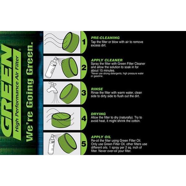 Corvette Air Filter Cleaning/Recharge Kit - Green Filter