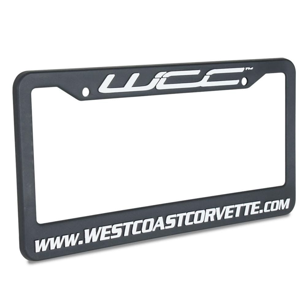 Corvette License Plate Frame with WCC Logo