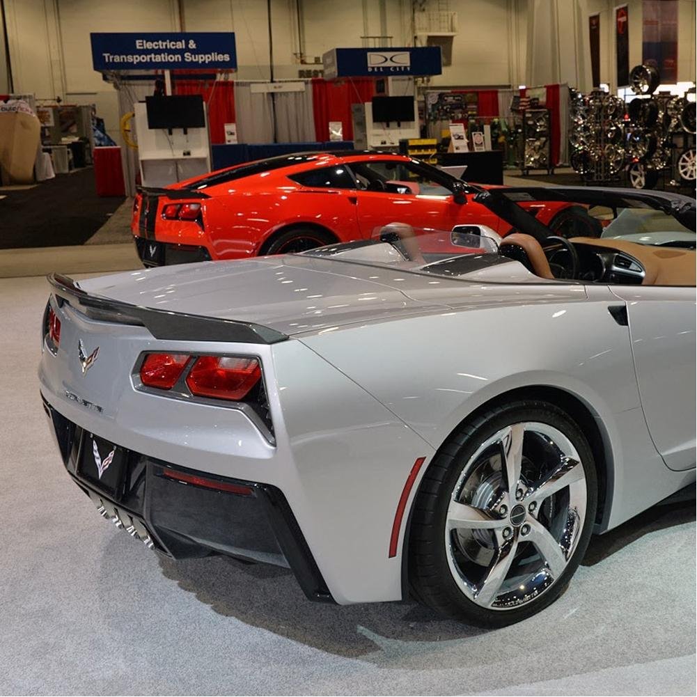 C7 Corvette Stingray Rear Spoiler - Blade Style : Painted