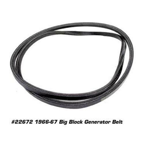 Corvette Belt. Air Conditioning Compressor - 327 - Reprodtn - GM# 3847705: 1964-1965