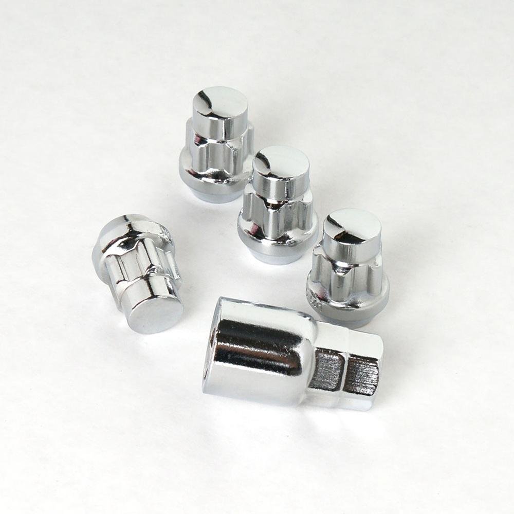 Corvette Wheel Locks (Set) Chrome : 1984-2018 C5, C6, C7, Z06, ZR1, Grand Sport