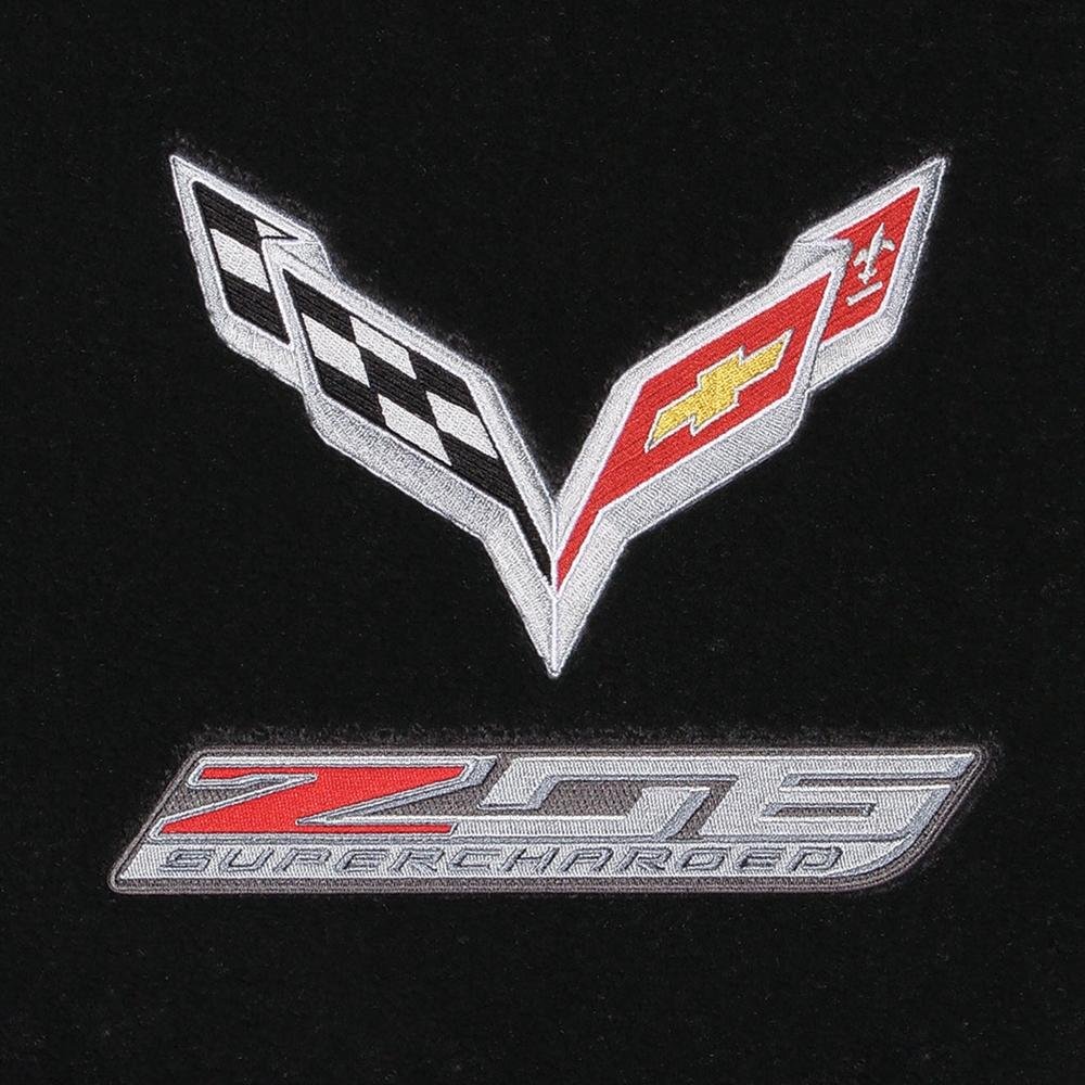 Corvette Z06 w/ Crossed Flags Floor Mats - Lloyds Mats : C7 Z06