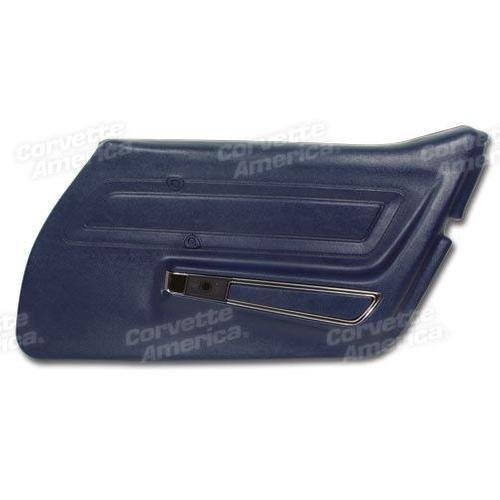 Corvette Door Panel. Dark Blue Standard RH: 1977