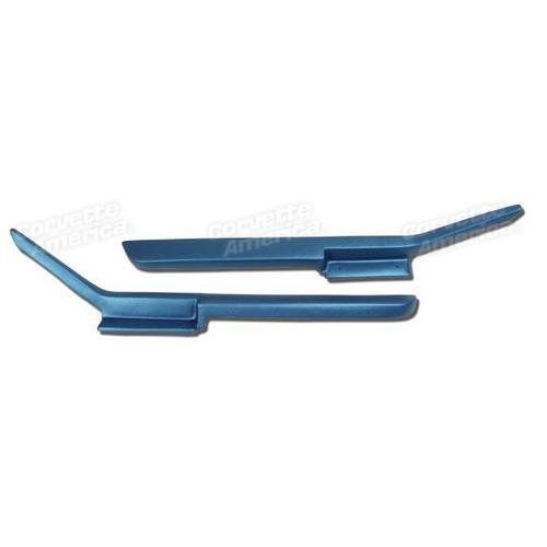 Corvette Armrests. Blue: 1986-1989