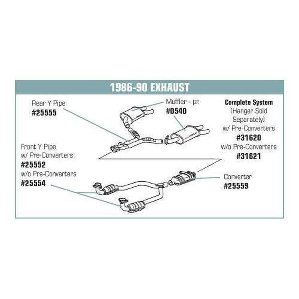 Corvette Catalytic Converter Injector Pipe Check Valve.: 1986-1991