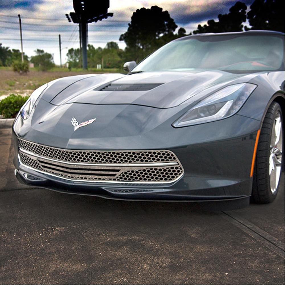 Corvette Front Grille - Matrix Series Polished : C7 Stingray, Z51