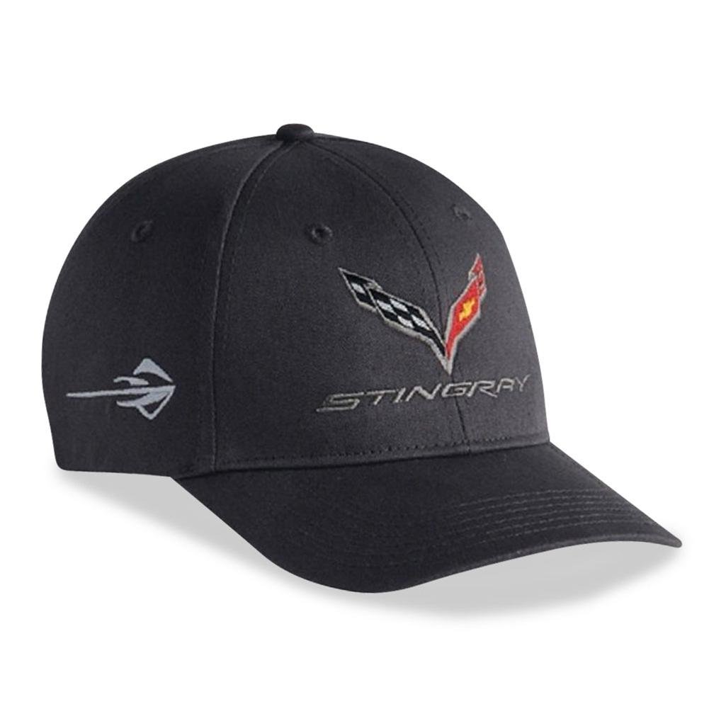 C7 Corvette Stingray - Chino Cap Embroidered : Charcoal