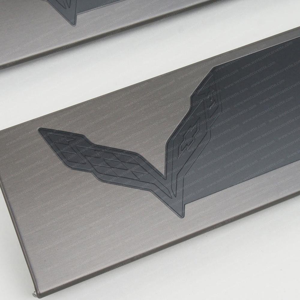 Corvette GM Aluminum Door Sill Plates : C7 Grand Sport