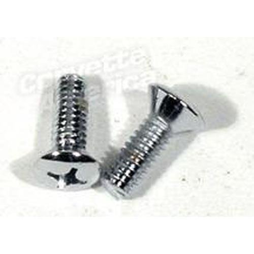 Corvette Taillight Housing Screws. 2 Piece Set: 1956-1957