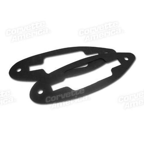 Corvette Convertible Top Rear Latch Gaskets. On Deck: 1956-1962