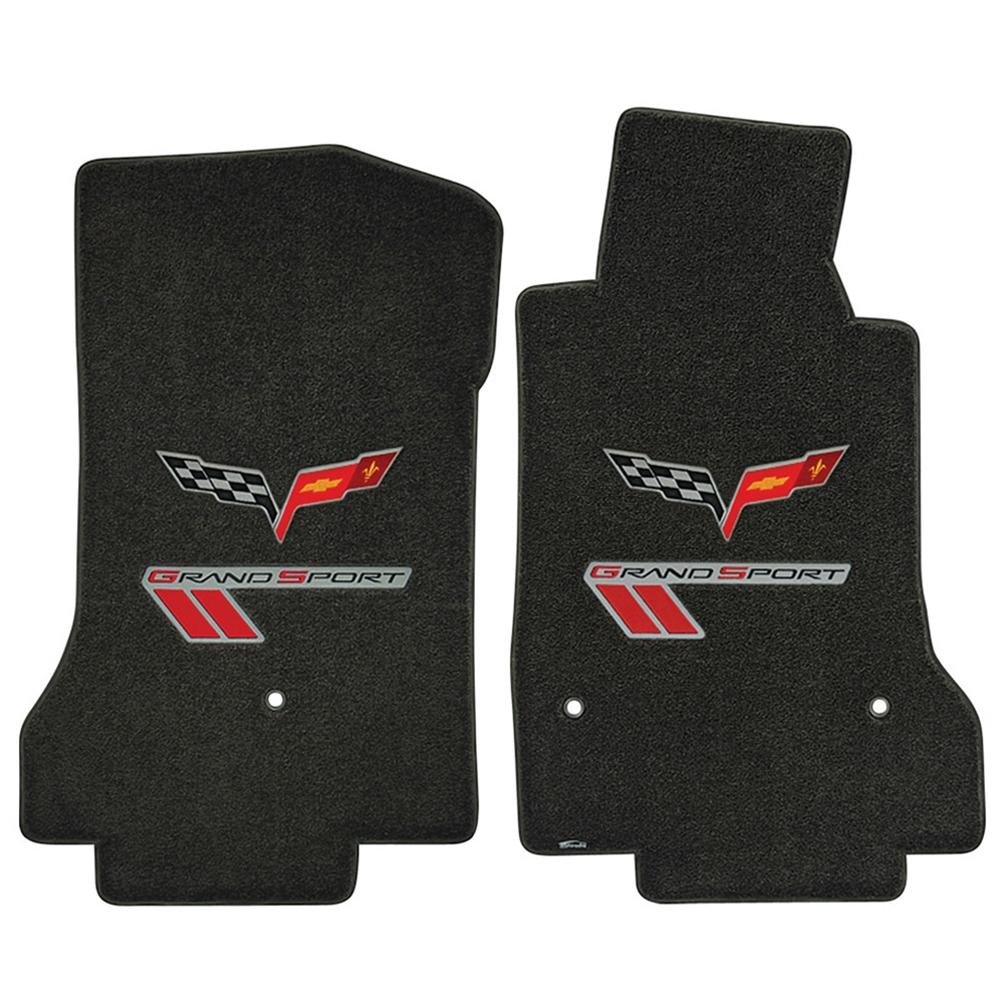 C6 Grand Sport Corvette Floor Mats - Double Logo : 2010-2013 Grand Sport