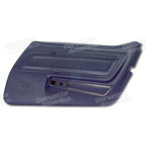 Corvette Door Panel. Dark Blue Standard RH: 1973-1975