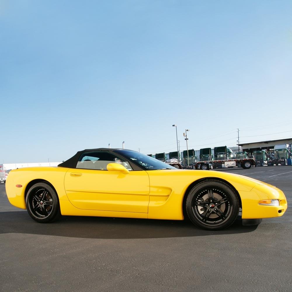 Corvette SR1 Performance Wheels - BULLET Series (Set) : Semi Gloss Black