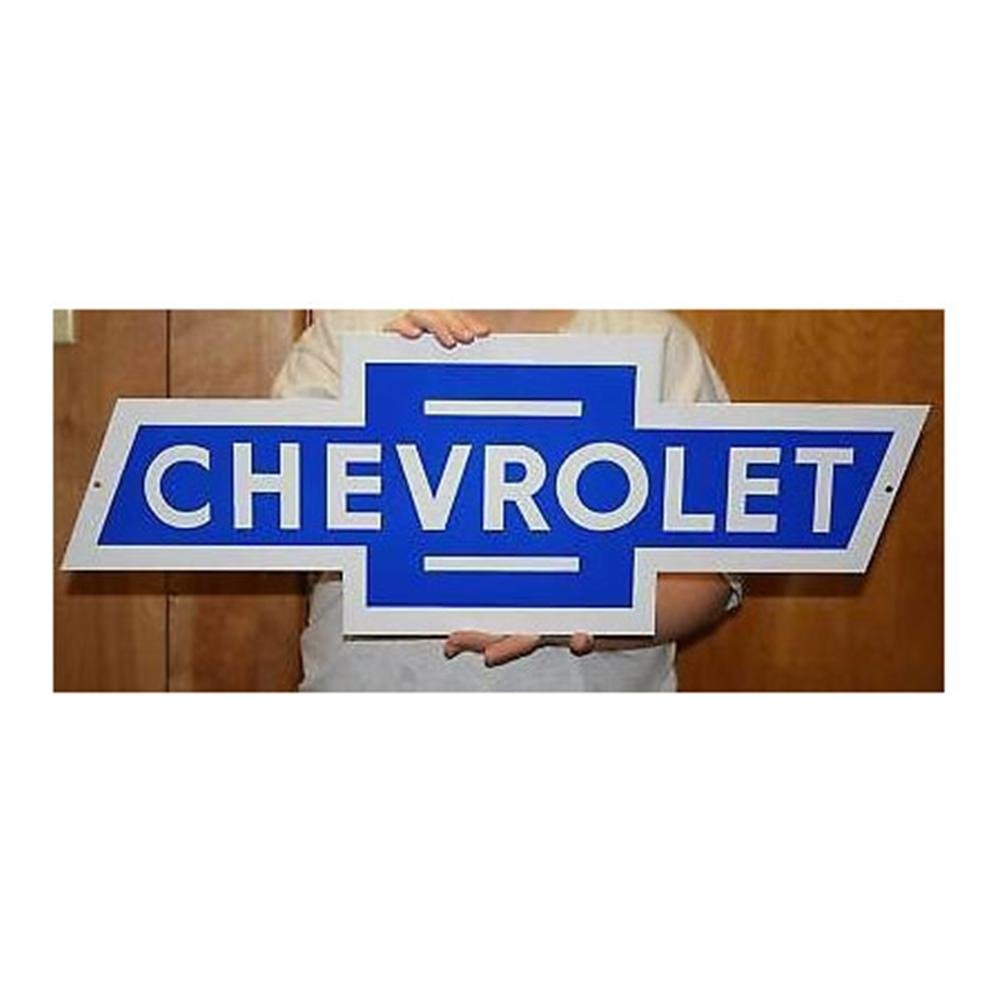 Chevrolet Vintage Chevy Bowtie Metal Wall Sign - 32