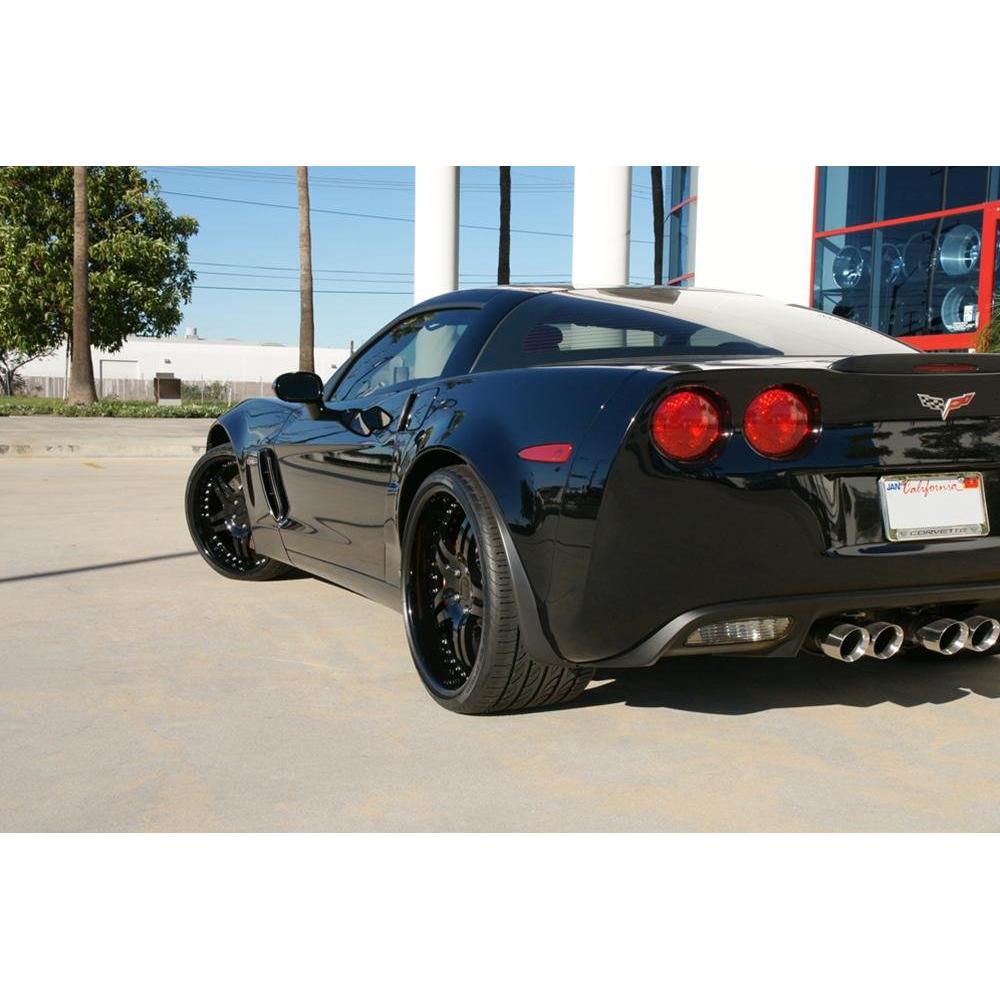 Corvette Custom Wheels - WCC 946 EXT-R Forged Series (Set) : Gloss Black 20x9.5 / 21x11.5 C6 Base