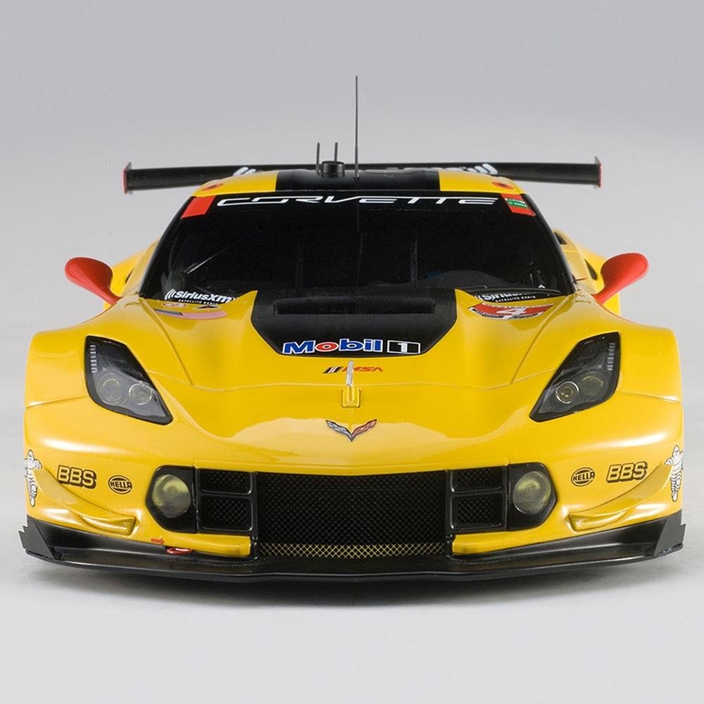 C7 Corvette C7.r Lime Rock 2016 Winner Oliver Gavin/Tommy Milner #4 (Corvette Racing Team 100th Win) - Die Cast 1:18