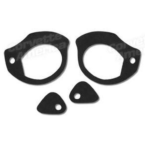 Corvette Door Handle Gasket Set. 4 Piece: 1963-1964