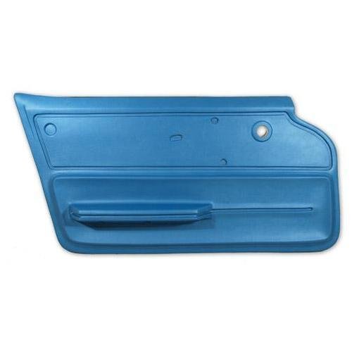 Corvette Door Panel. Bright Blue Convertible With Felt LH: 1965-1966