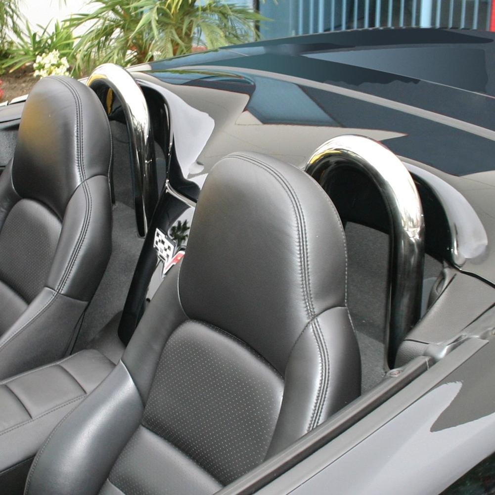 2005-2013 C6 Corvette Chrome Seat Back Hoops