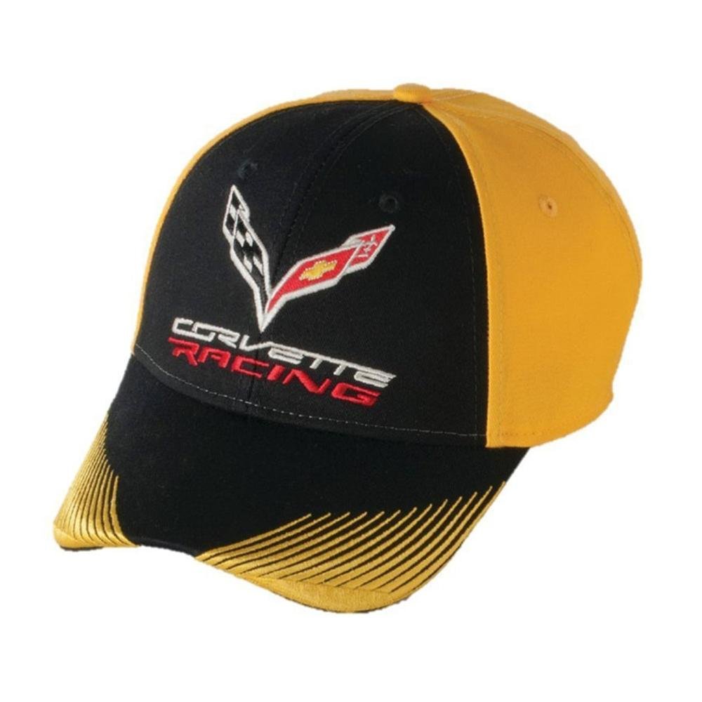 C7 Corvette Racing Hat/Cap : Black/Yellow