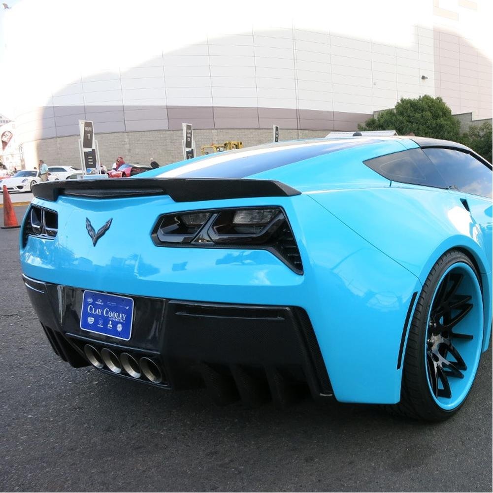 C7 Corvette Stingray Rear Spoiler - Blade Style : Painted