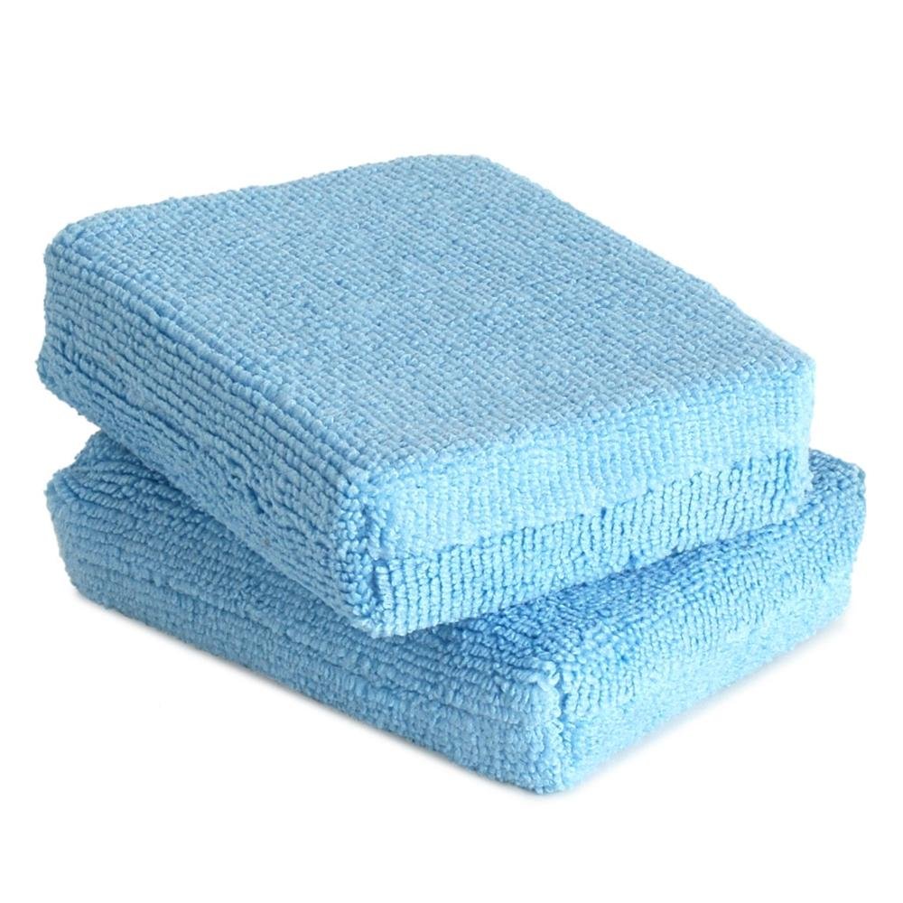 Liquid X Microfiber Applicator Pads Small - Rectangle Blue