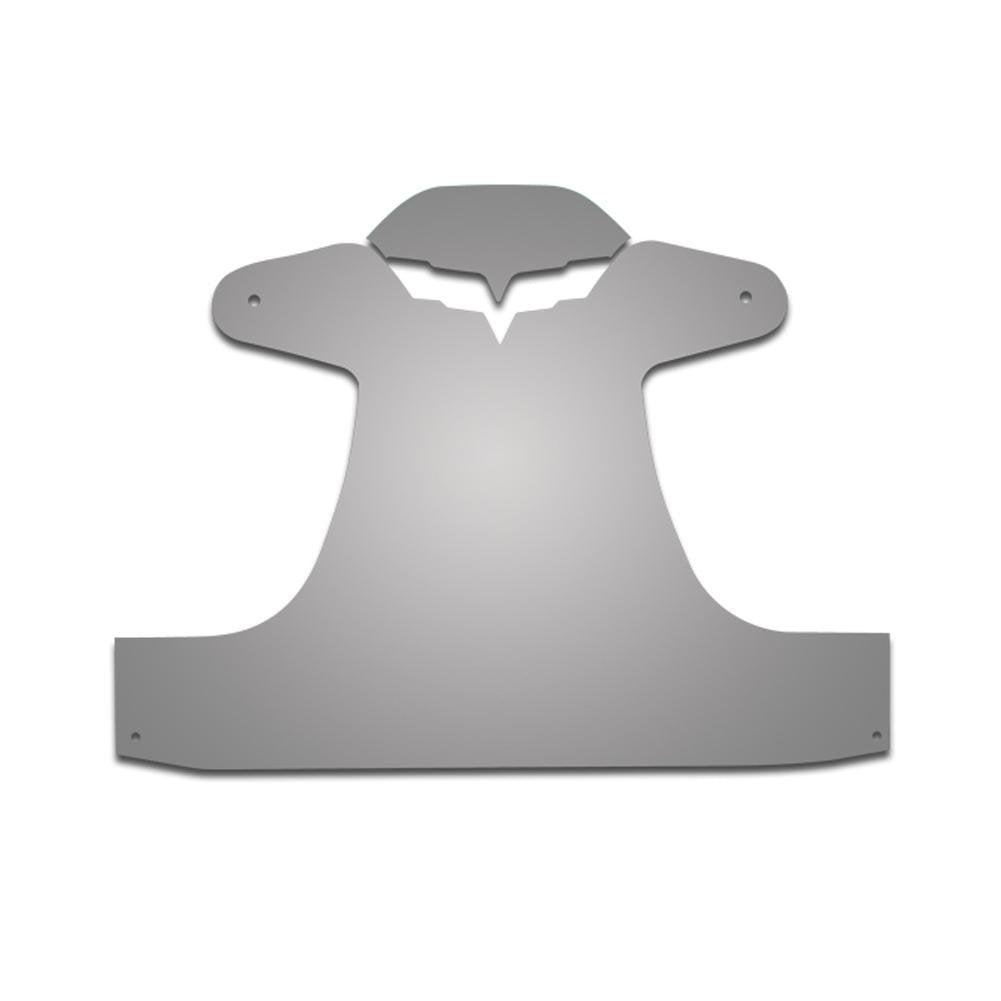 Corvette Air Tube Cover Polished Component - Polished Stainless Steel : 2006-2013 Z06 LS7 / GS LS3