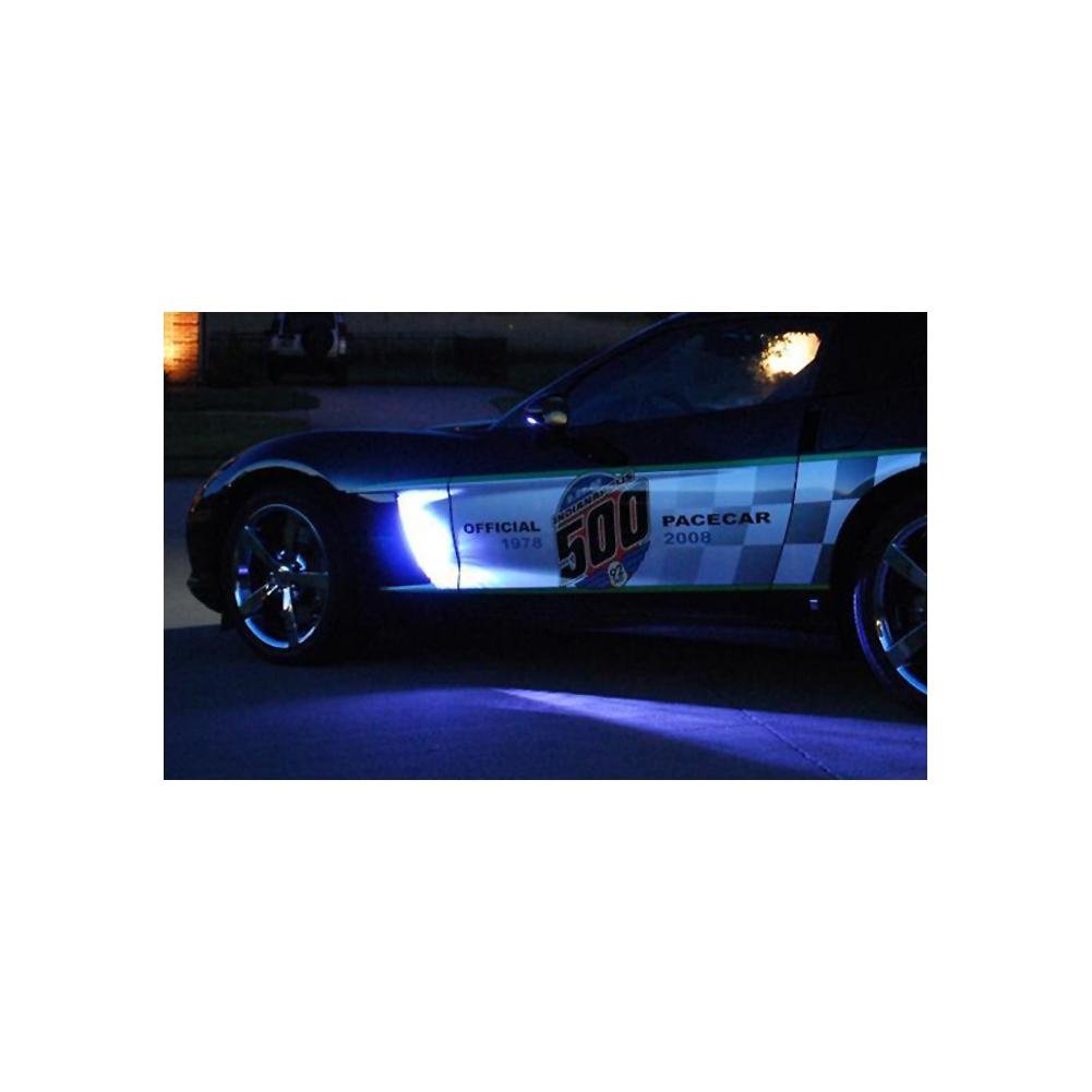 Corvette Fender Side Cove LED Lighting Kit with Standard Remote : 2005-2013 C6, Z06, ZR1