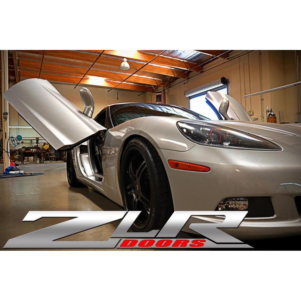Corvette Lambo Style Vertical Doors - ZLR Hinge Kit : 2005-2013 C6, Z06, ZR1, Grand Sport