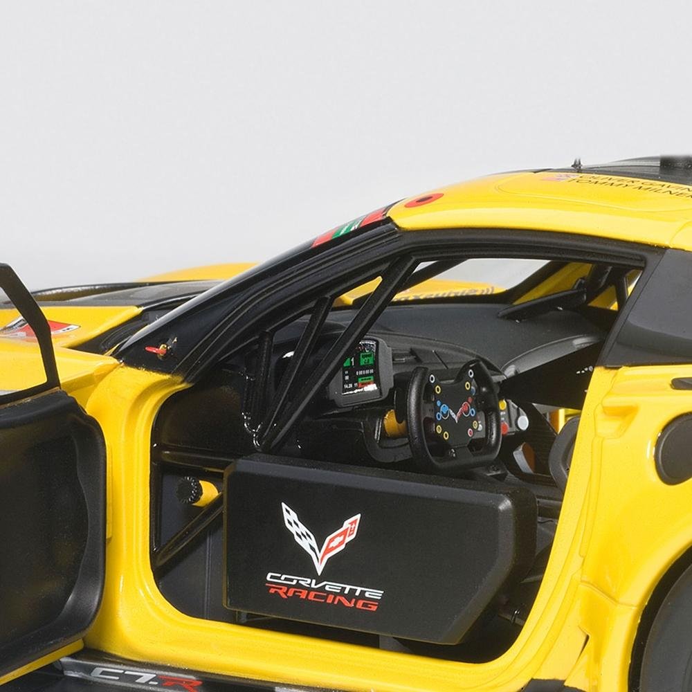 C7 Corvette C7.r Lime Rock 2016 Winner Oliver Gavin/Tommy Milner #4 (Corvette Racing Team 100th Win) - Die Cast 1:18