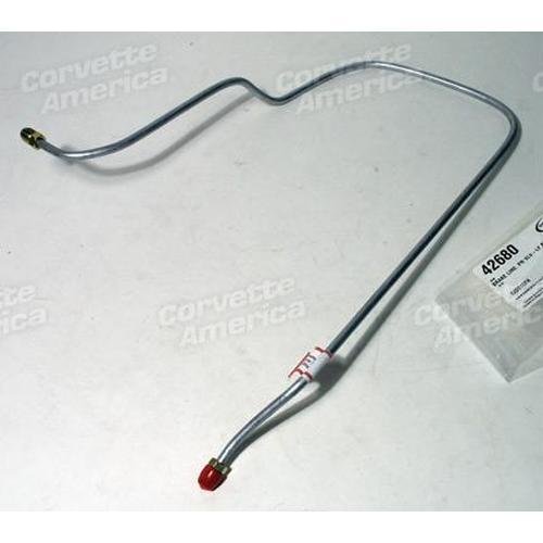 Corvette Brake Line. Proportioning Valve To Left Front Block W/Power Brake: 1968