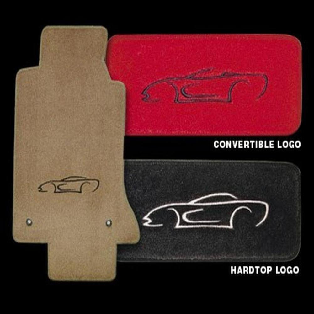 Corvette Floor Mats - Coupe Art Logo : 1997-2004 C5