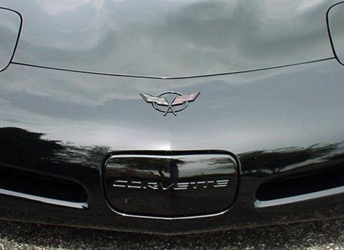 Corvette C5 Emblem Black-Out Overlay Kit : 1997-2004 C5 & Z06