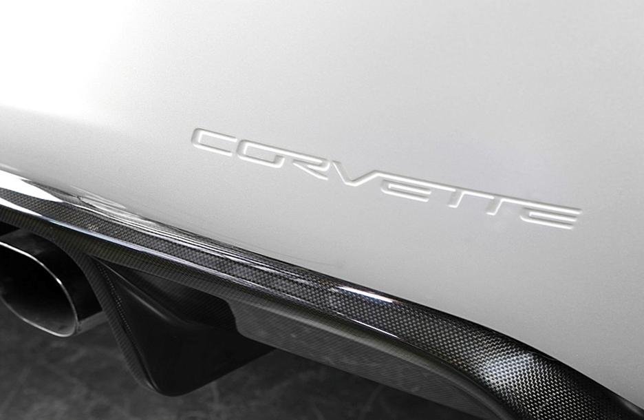 Corvette Rear Diffuser Carbon Fiber with reverse LED when equipped leaf spring system only : 2005-2013 C6,Z06,ZR1,Grand Sport