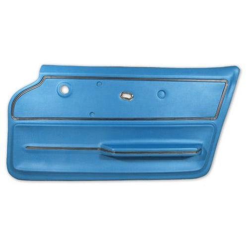 Corvette Door Panel. Bright Blue Convertible With Trim RH: 1967