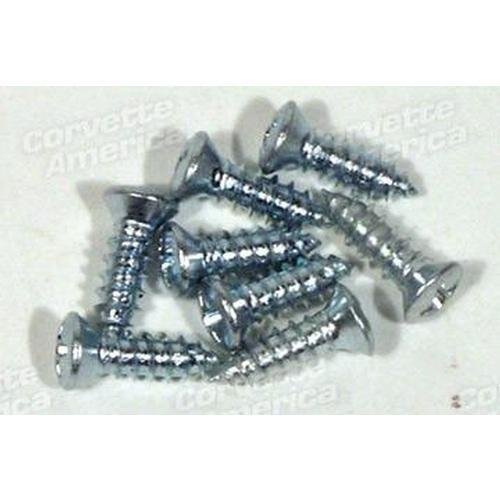 Corvette Headlight Bezel Screws. 8 Piece Set 63L: 1963