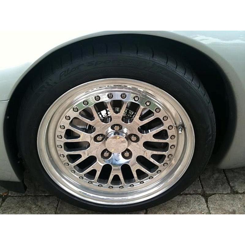 Corvette Brake Rotor Hub Covers - Chrome (Set) : 2005-2013 C6 Z51