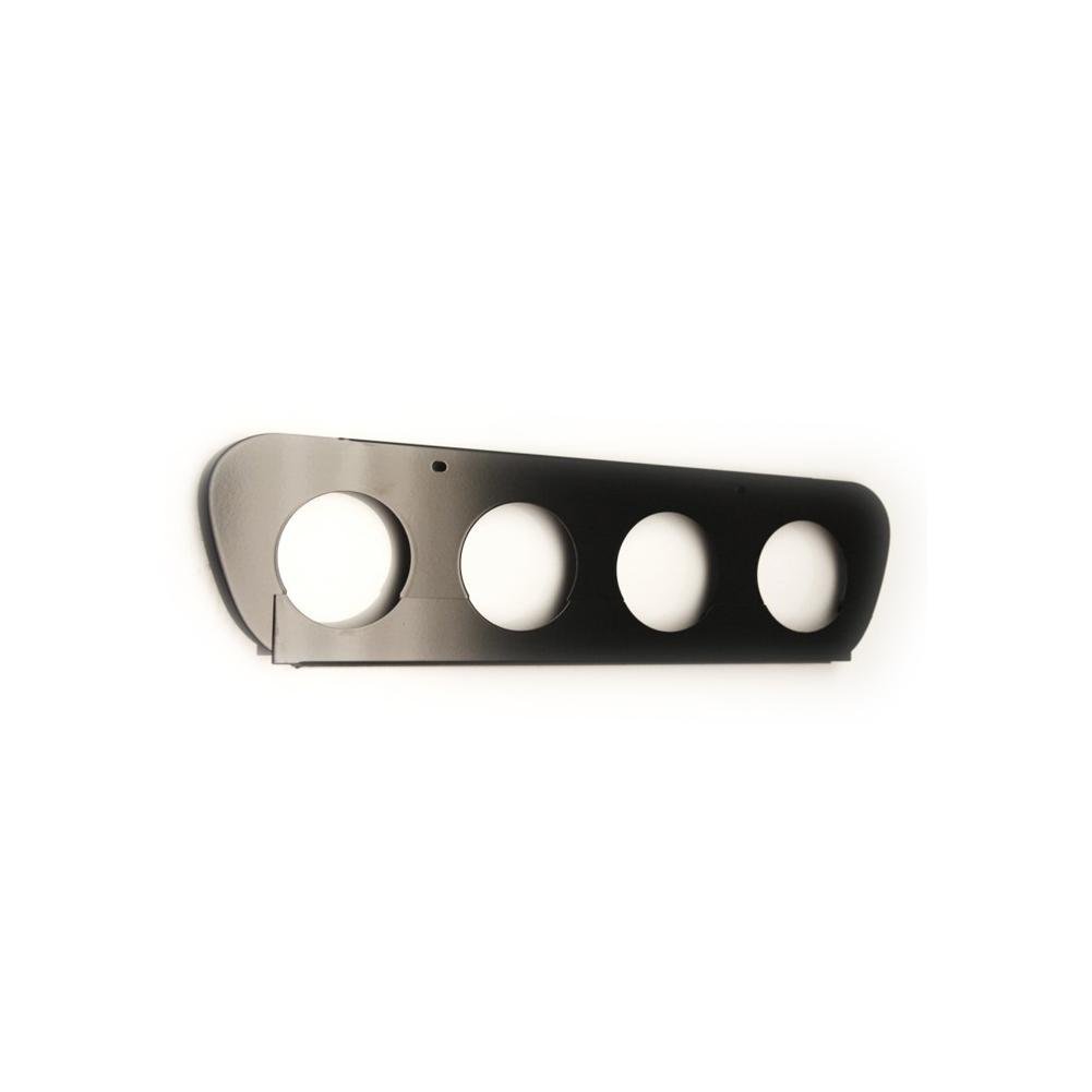 Corvette Exhaust Port Filler Panel - NPP+Dual-Mode - Powder Coated Black : C7 Stingray, Z06