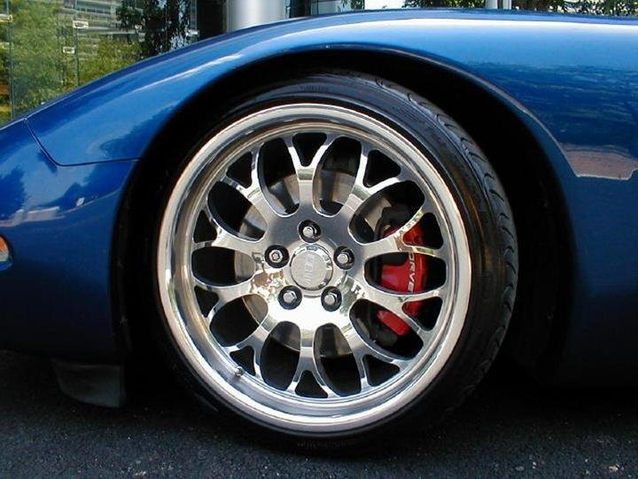 Corvette Brake Calipers - GM Z06 Red (Set) : 1997-2004 C5 & Z06