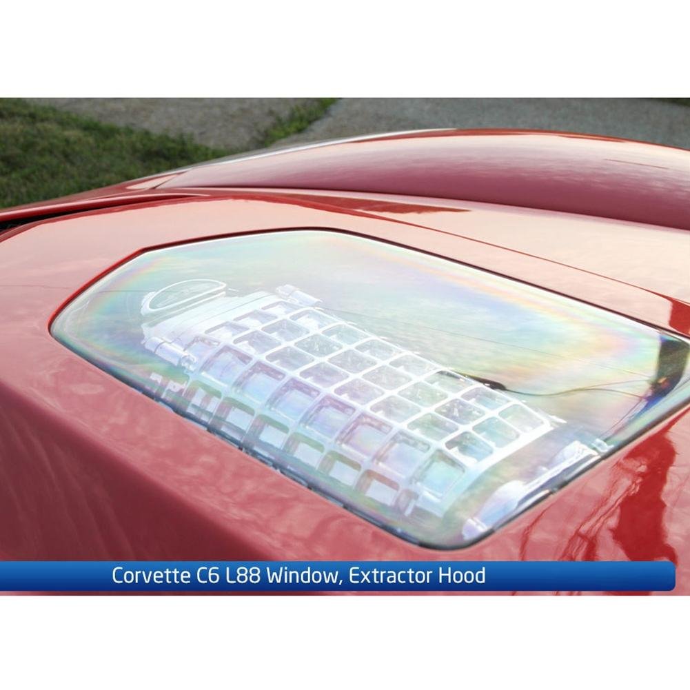 Corvette L88 Hood w/Polycarbonate Window - ACS Composite : 2005-2013 C6, Z06, Grand Sport, ZR1
