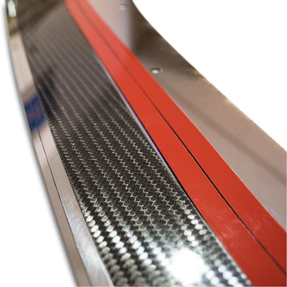 Corvette Front Lip Spoiler/Splitter Polished w/Carbon Fiber Overlay - "Stingray" Script : C7 Stingray, Z51