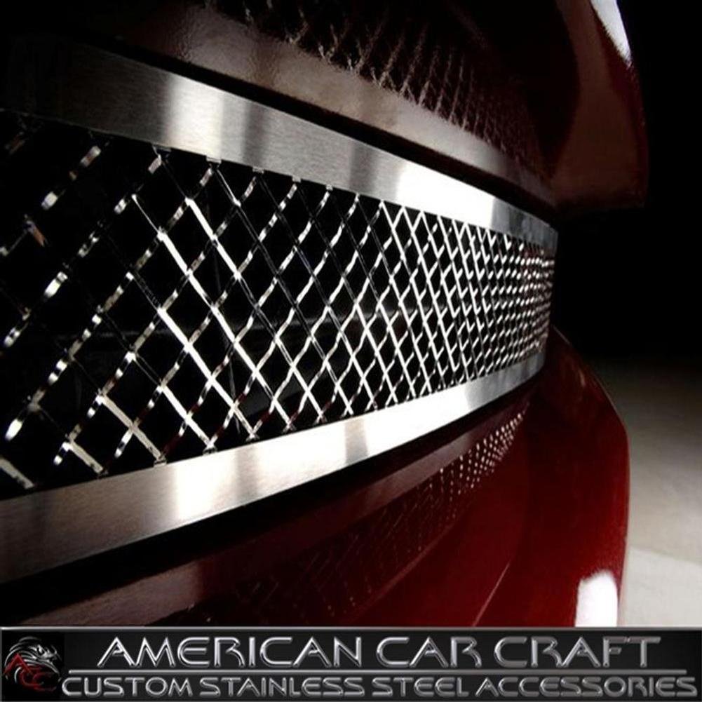 Corvette Front Lower Grille - Laser Mesh Stainless Steel : 2005-2013 C6