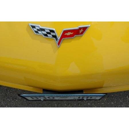 Corvette License Plate Holder - Fast On/Off : 2005-2013 C6 Coupe & Convertible
