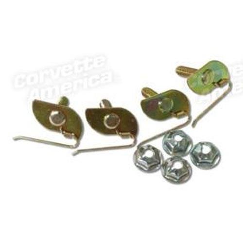 Corvette Outer Door Reveal Molding Mount Kit.: 1959-1962
