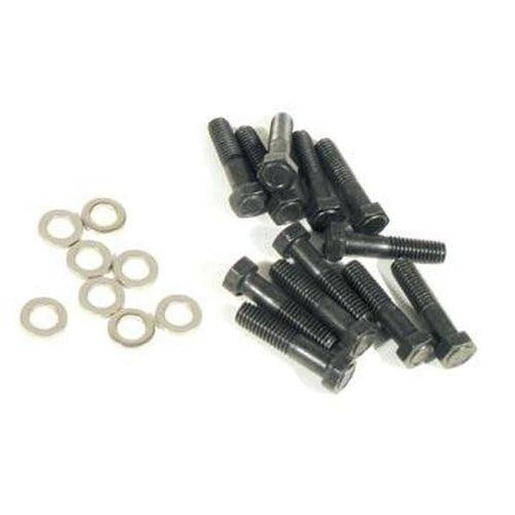 Corvette Exhaust Manifold Bolt/Washer Set. V8: 1955